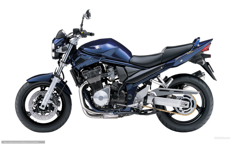 Blue Suzuki Motorcycle — Neutral, Photograph, Seat, Engine, Chain