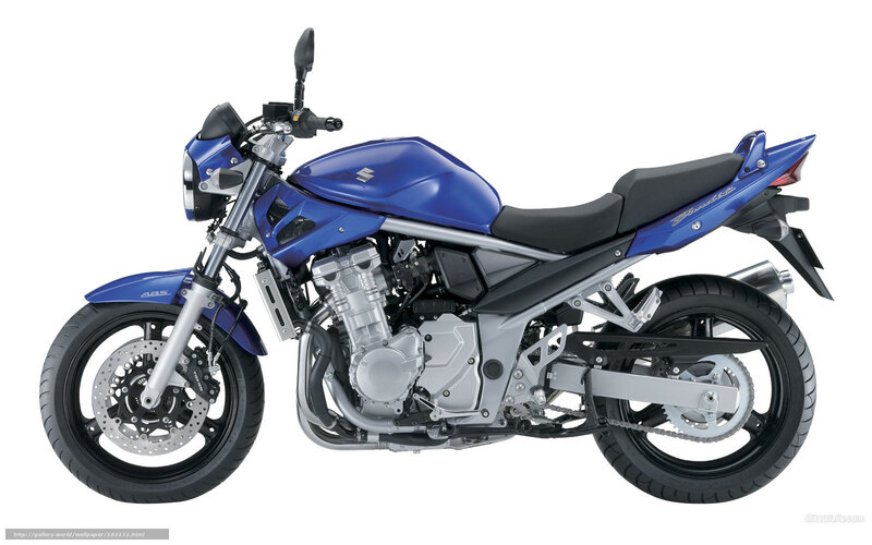 Blue Suzuki Motorcycle — Neutral, Photograph, Seat, Engine