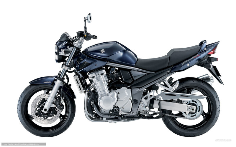 Blue Suzuki Motorcycle — Neutral, Photograph, Seat, Engine, Wheel