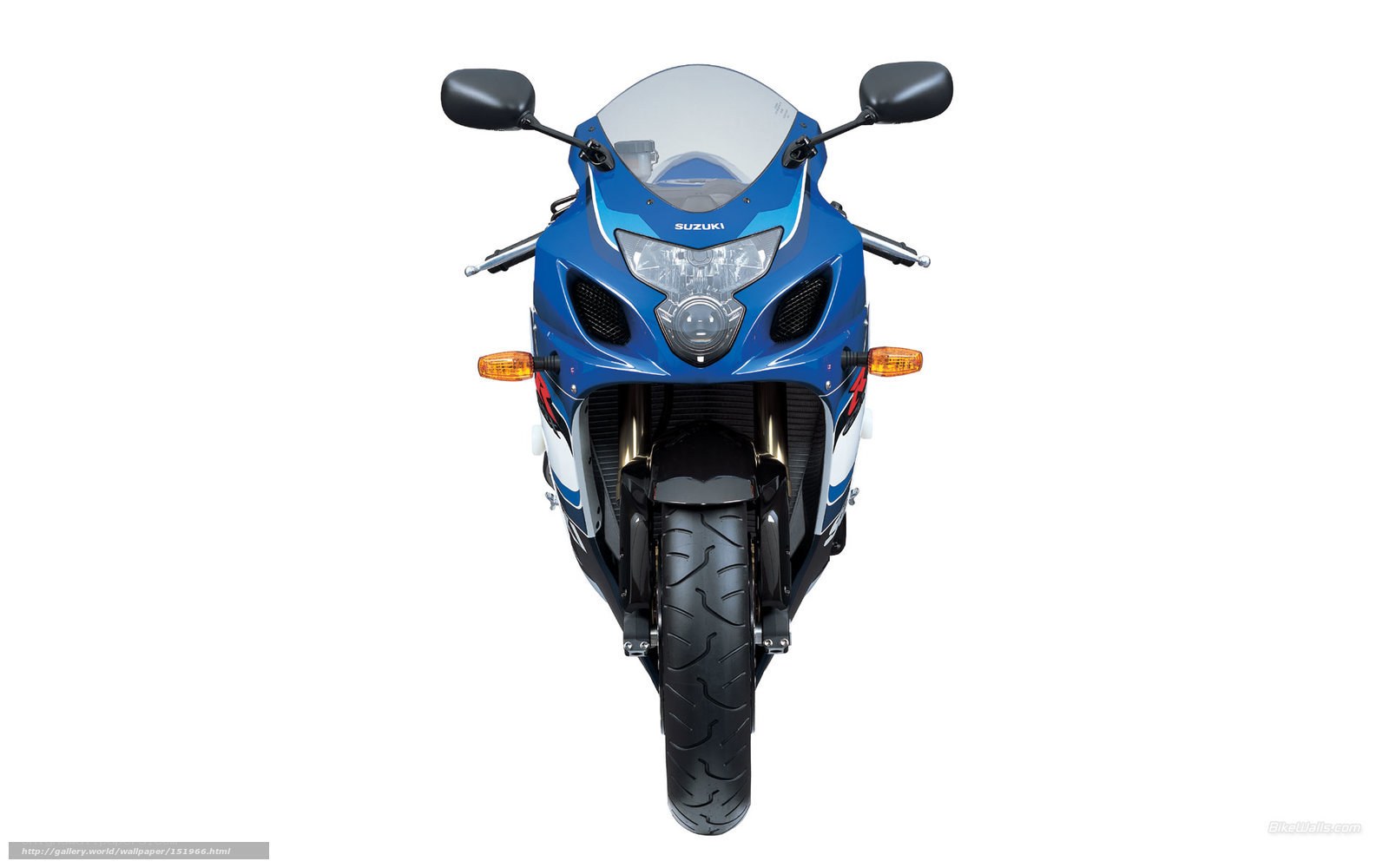 blue suzuki sport motorcycle