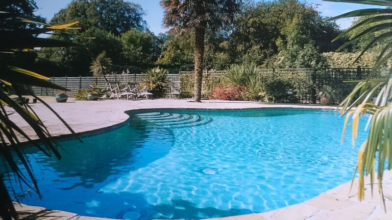 Blue Swimming Pool — Serene