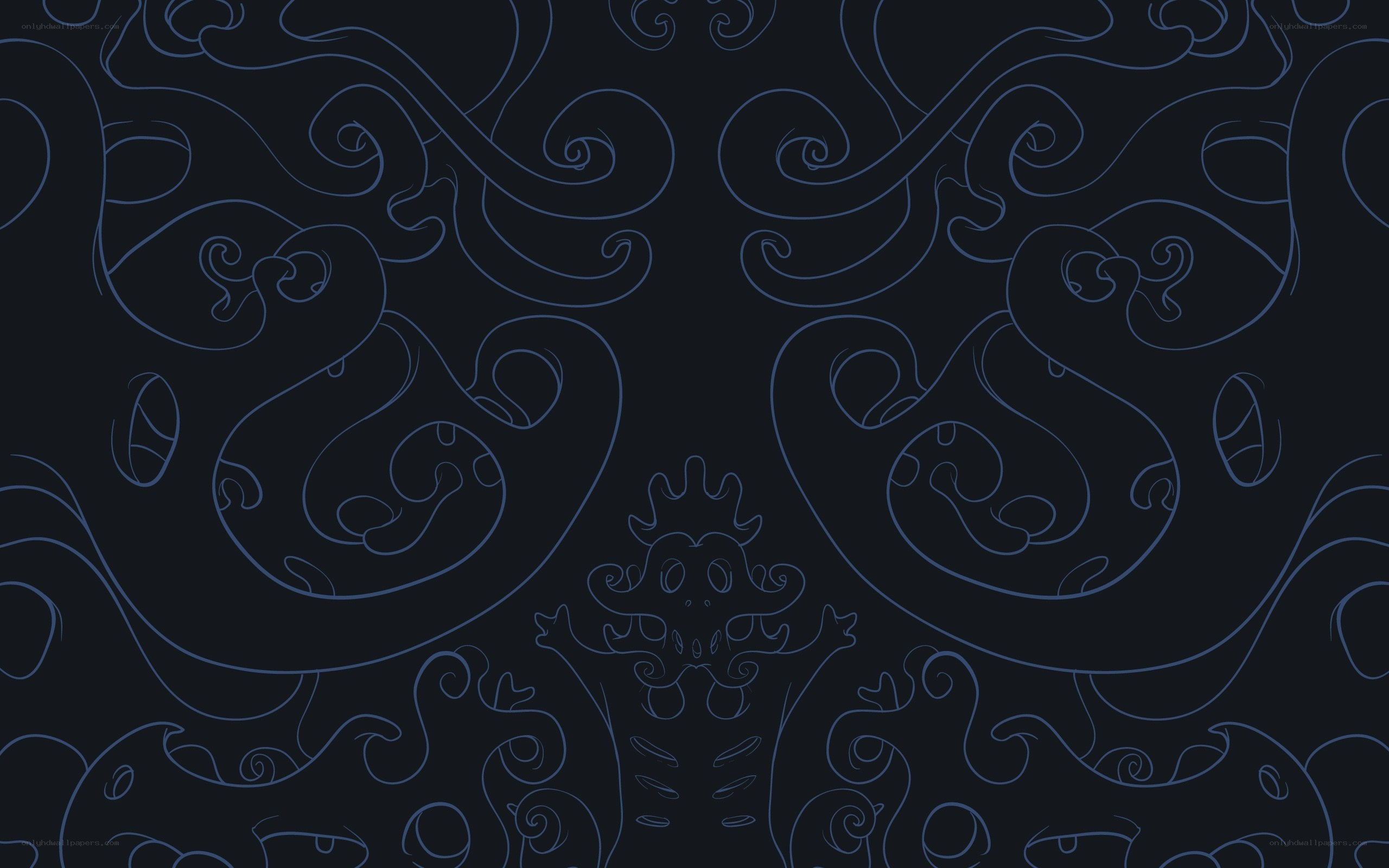 blue swirl pattern background