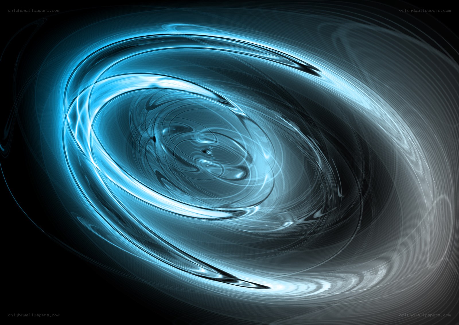 blue swirling abstract pattern