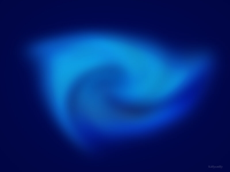 Blue Swirling Light