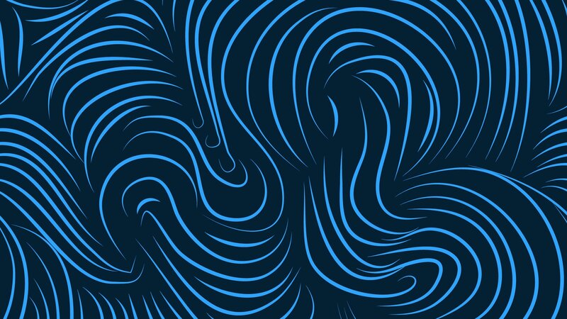 Blue Swirling Lines — Dynamic