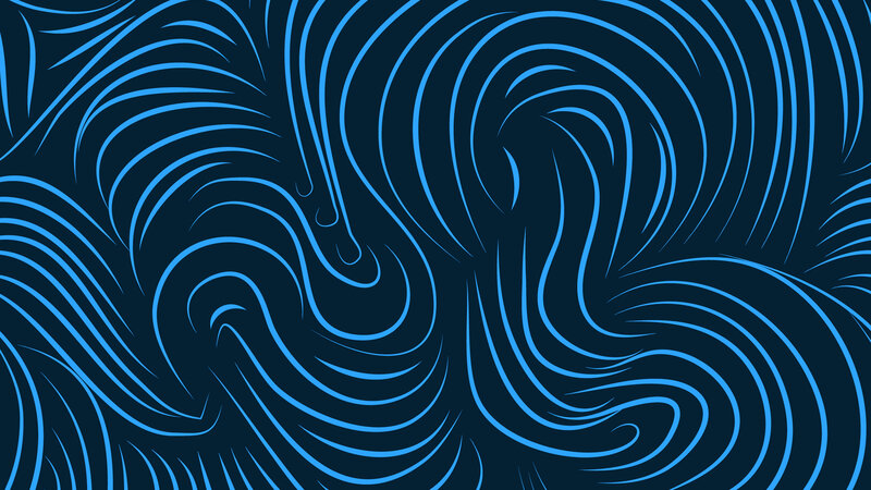 Blue Swirling Lines