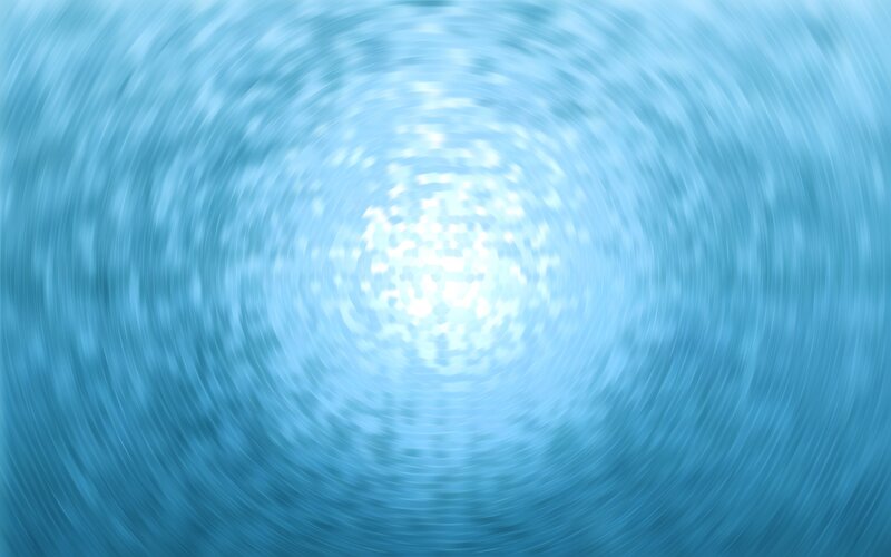 Blue Swirling Tunnel