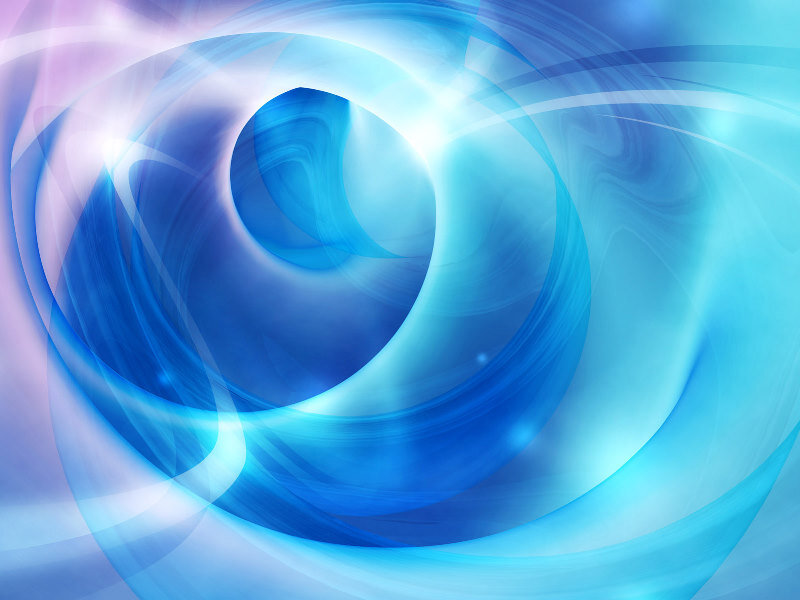 Blue Swirling Vortex — Dynamic