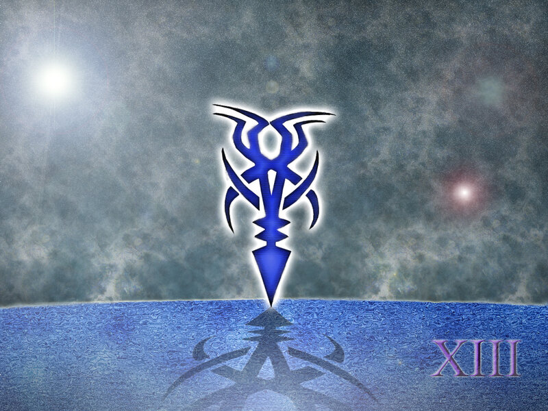 Blue Symbol on Water