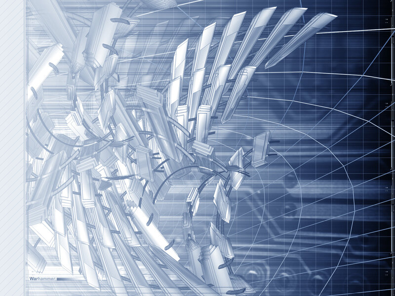 Blue Technical Blueprint — Technological