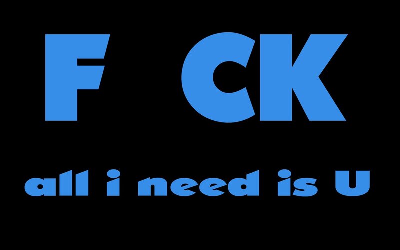 blue text on black background