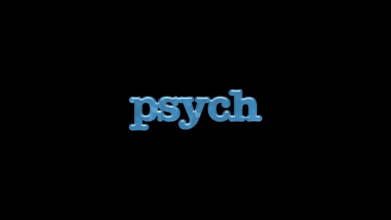 blue text on black background