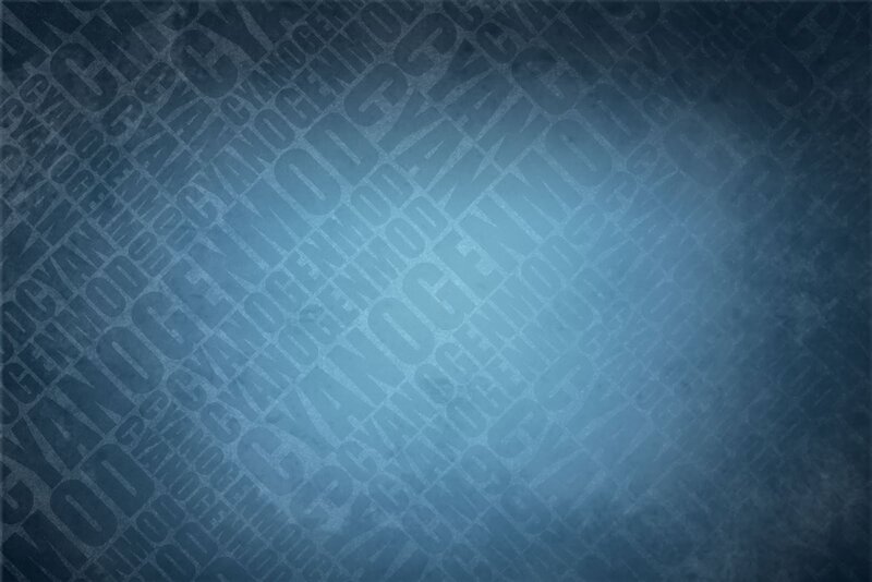Blue text pattern background
