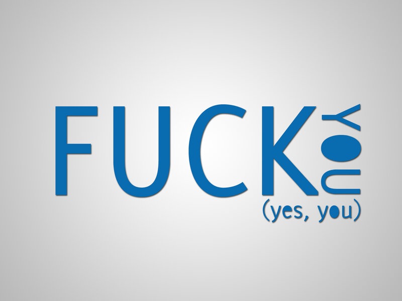 blue text with censored word