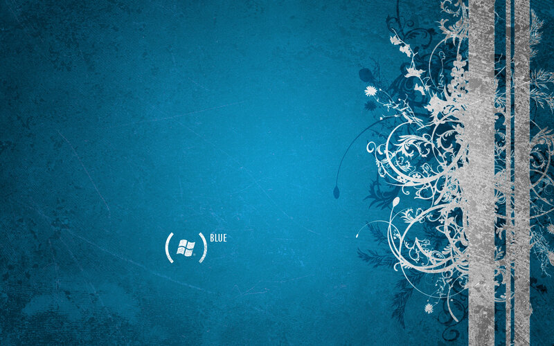 Blue Textured Background — Calm, Digital Art
