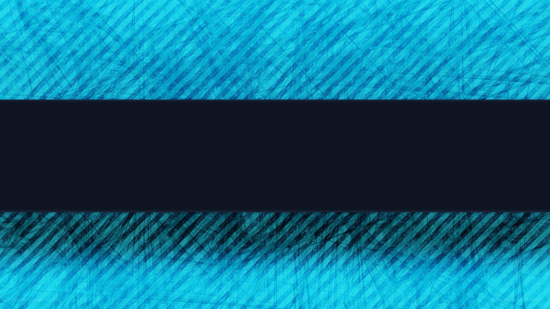 blue textured background with dark bar
