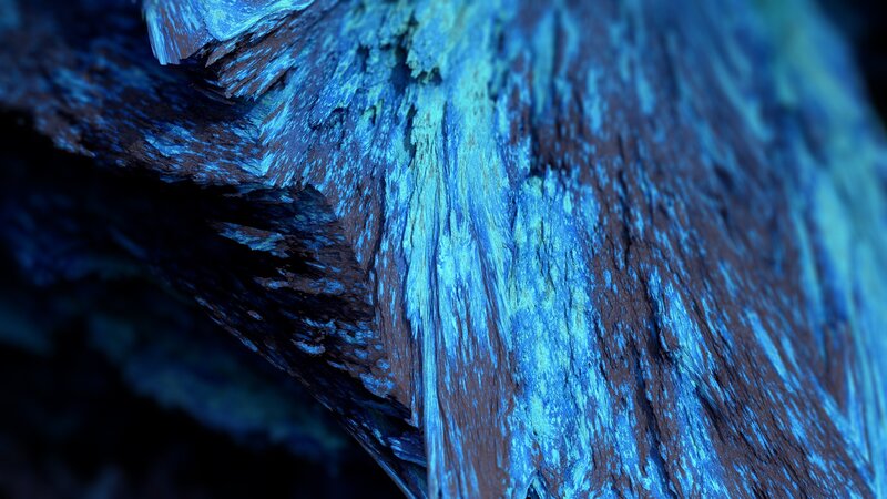Blue Textured Rock Surface