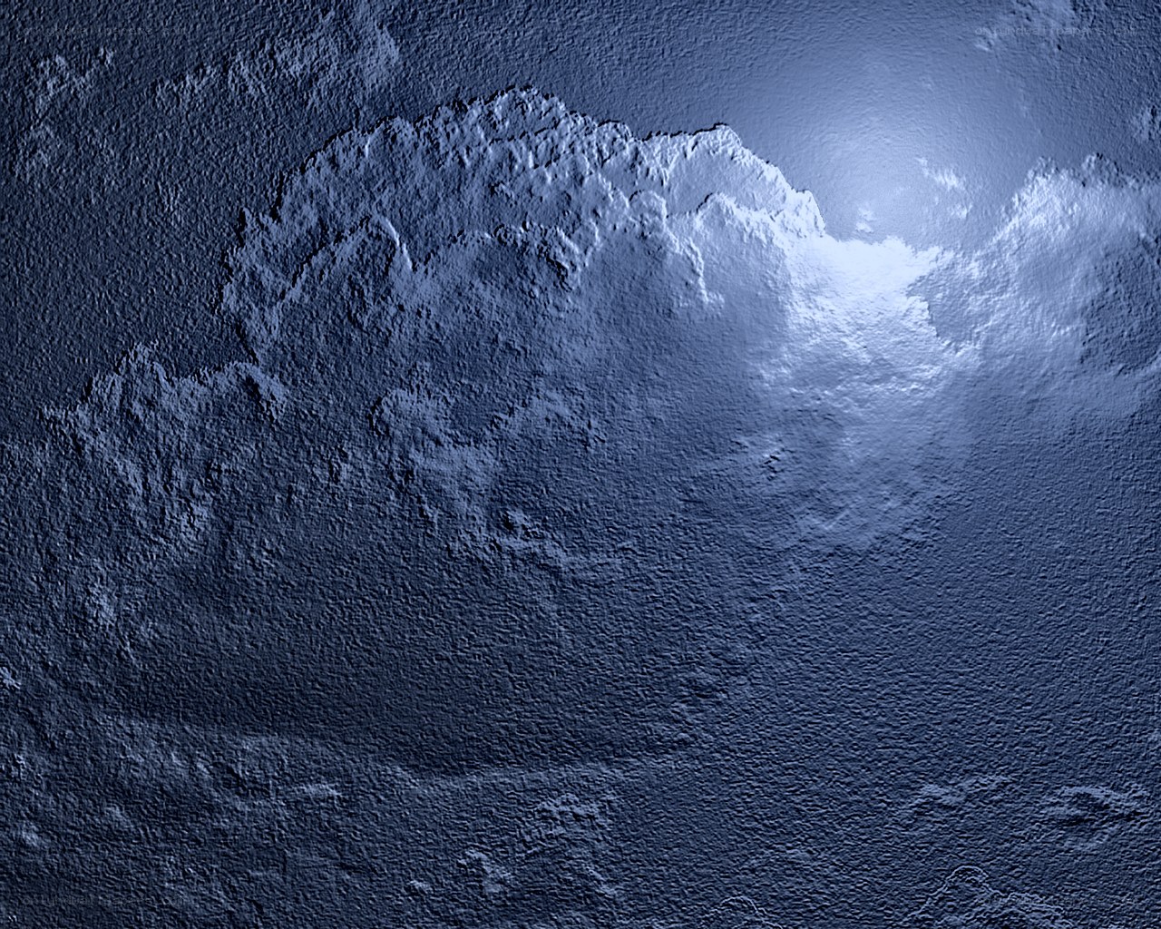 blue textured surface