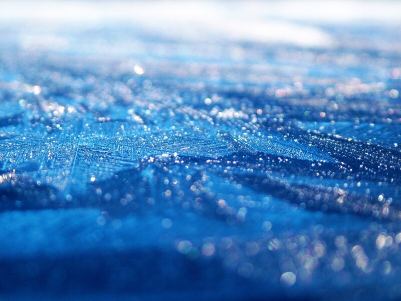 Blue Textured Surface — Calm, Photograph