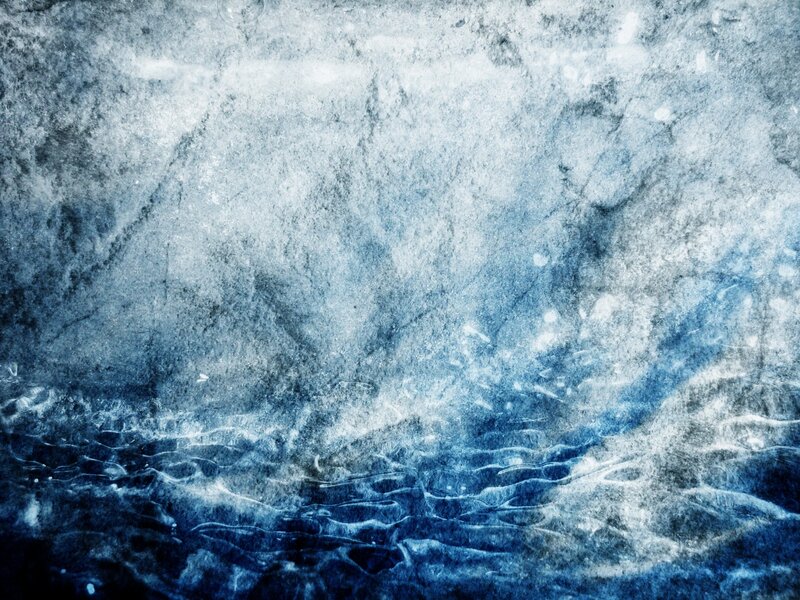Blue Textured Surface — Cold