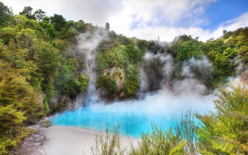 Blue Thermal Pool — Misty