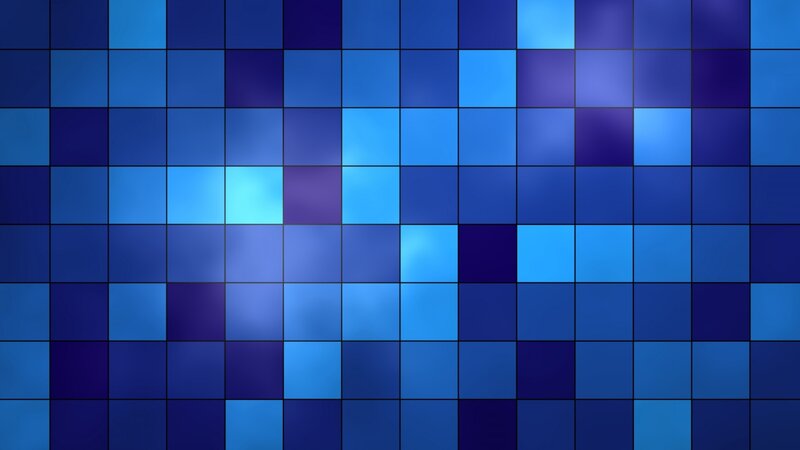 Blue Tile Grid Pattern