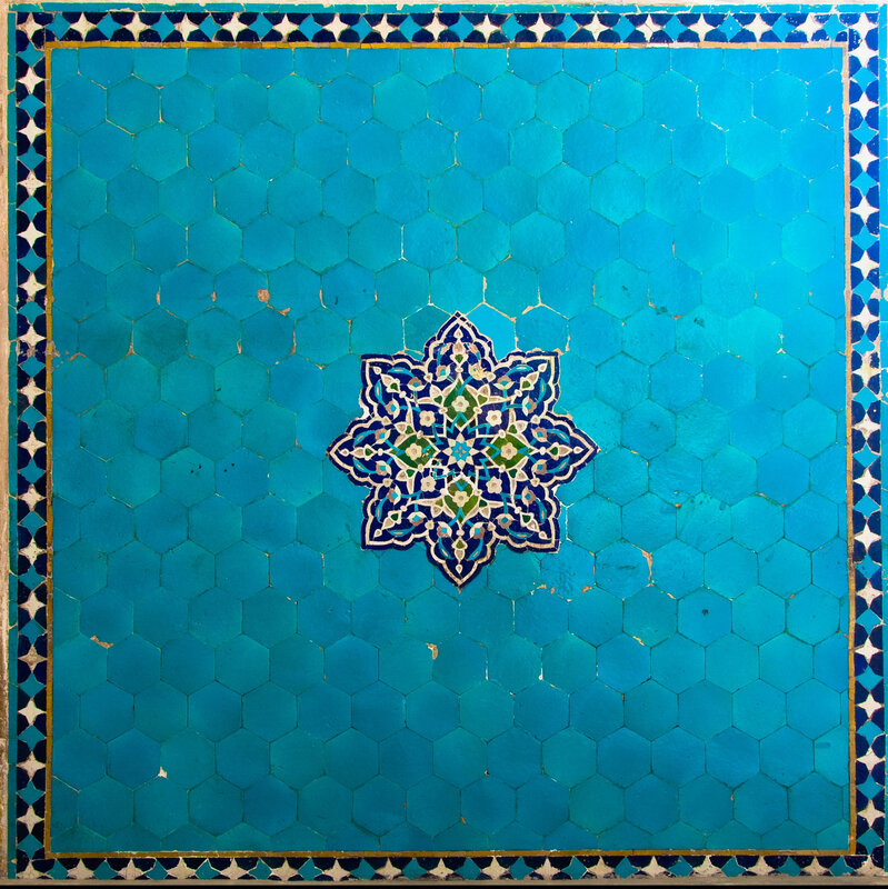 Blue Tile Mosaic — Calm