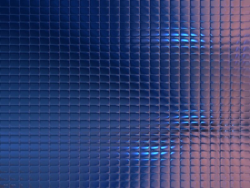 blue tile mosaic pattern