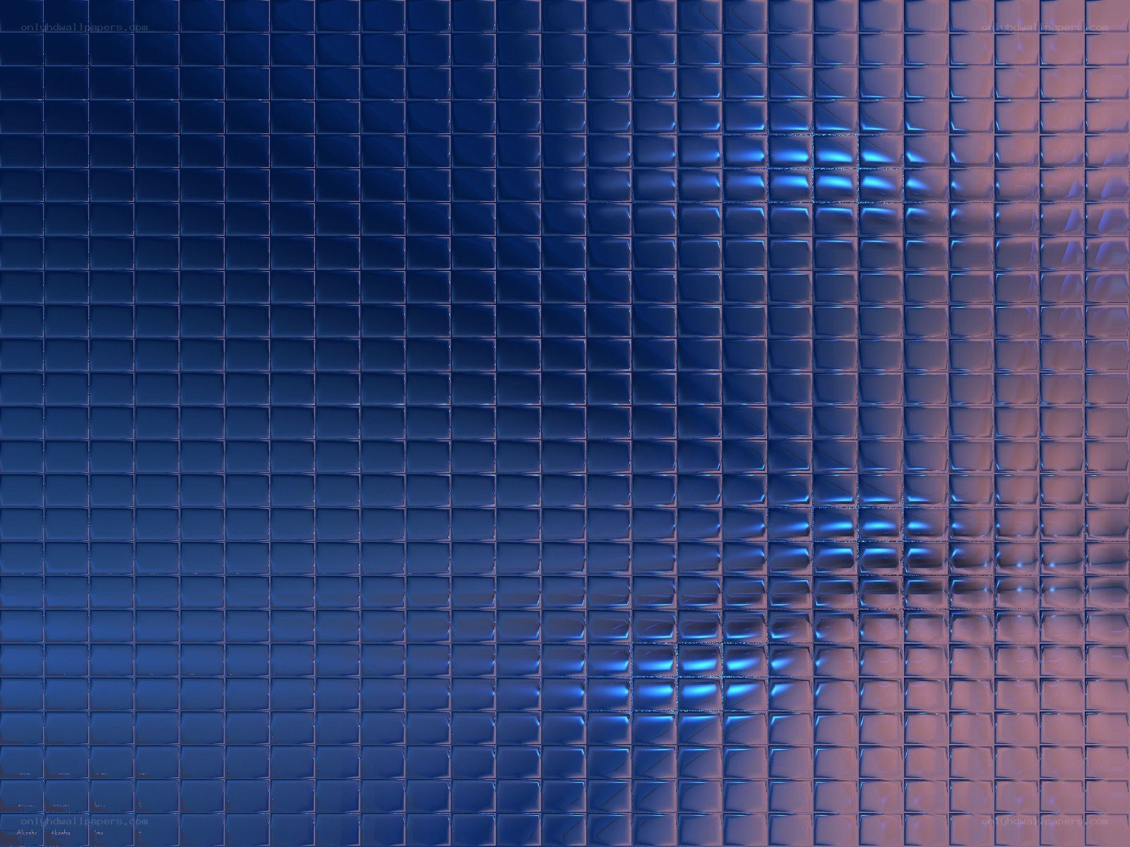 blue tile mosaic pattern