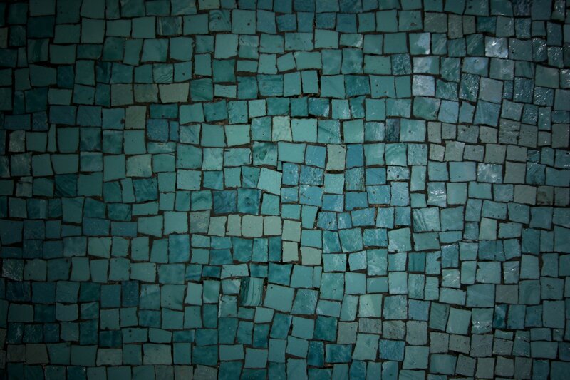 Blue Tile Mosaic