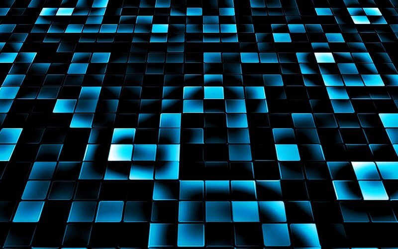 blue tile pattern background