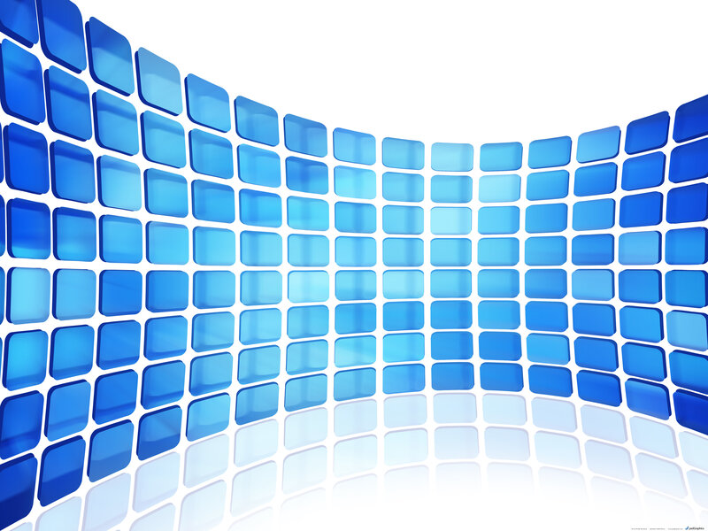 blue tile wall background