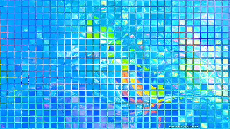 Blue Tiled Mosaic