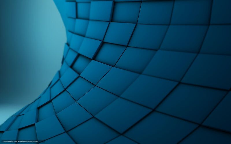 Blue Tiled Surface