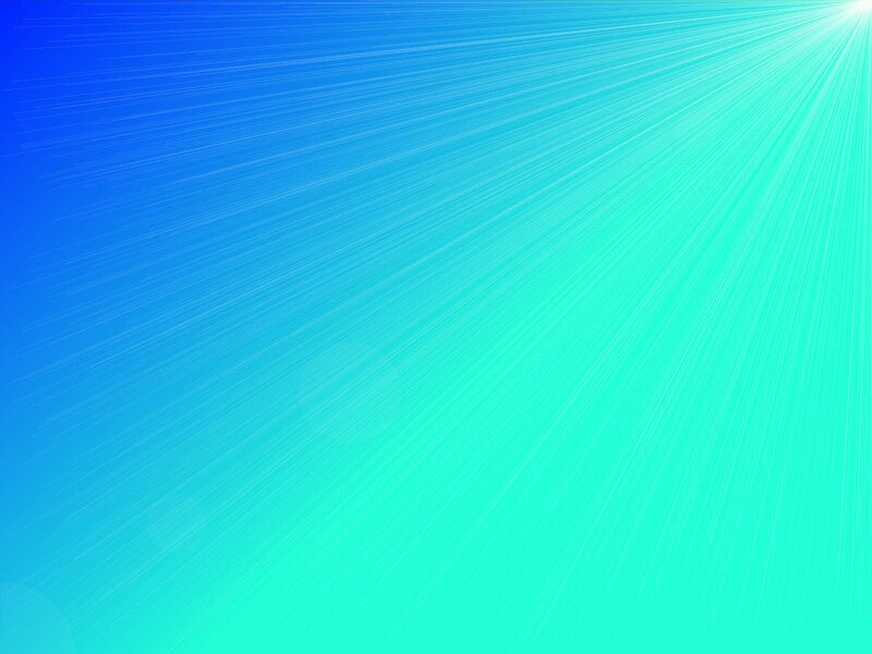 blue to green gradient with rays