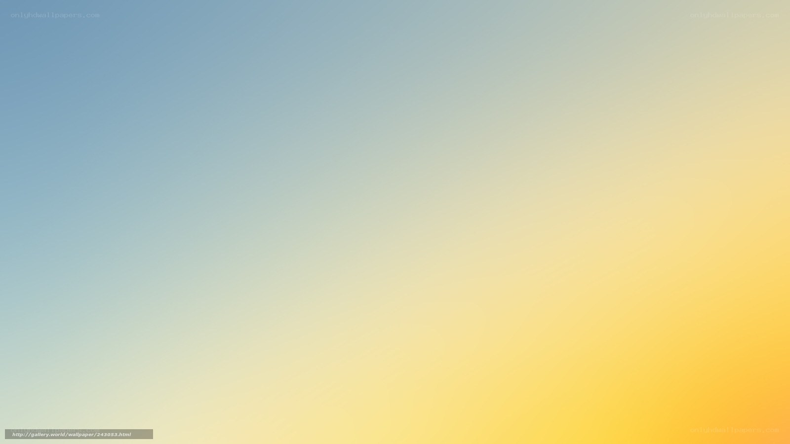 blue to yellow gradient