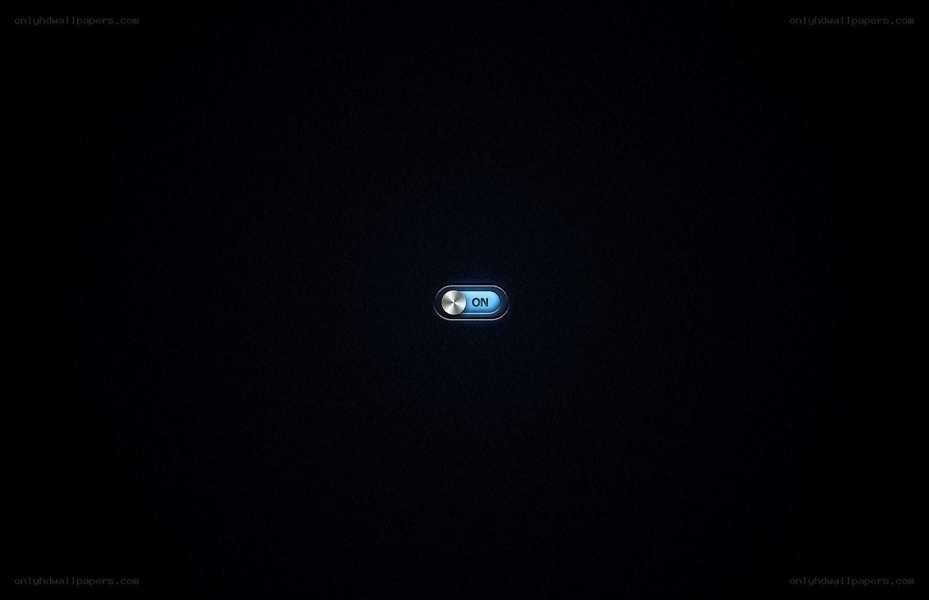blue toggle switch on black