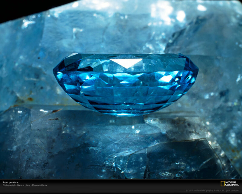 Blue Topaz Gemstone