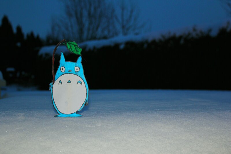 Blue Totoro Figure