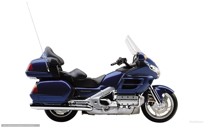blue touring motorcycle
