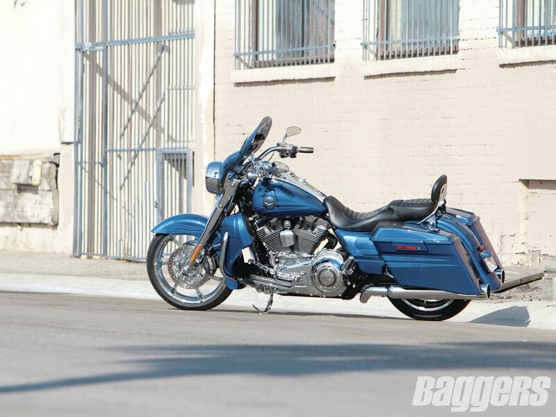 Blue Touring Motorcycle — Calm