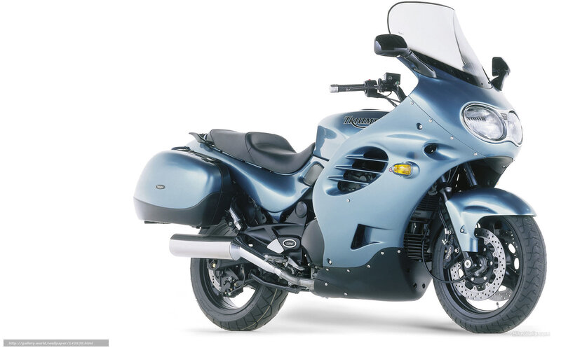Blue Touring Motorcycle — Neutral, Photograph, Saddlebags