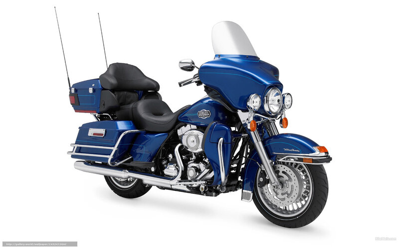 Blue Touring Motorcycle — Neutral, Photograph, Saddlebags, Windshield