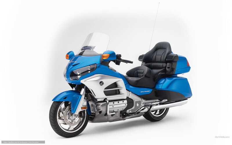 Blue Touring Motorcycle — Neutral, Photograph, Seat, Windshield