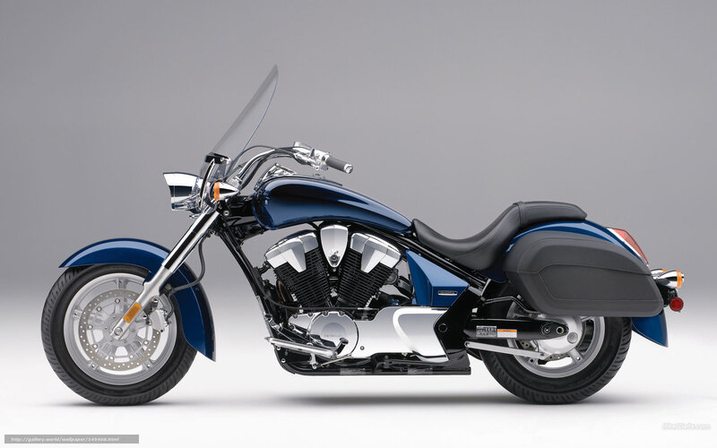 Blue Touring Motorcycle — Neutral, Photograph, Windshield, Saddlebags, Engine