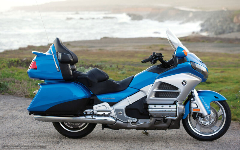 Blue Touring Motorcycle — Serene, Afternoon