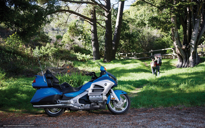 Blue Touring Motorcycle — Serene