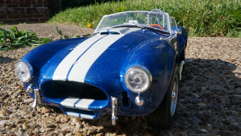 Blue Toy Car Model