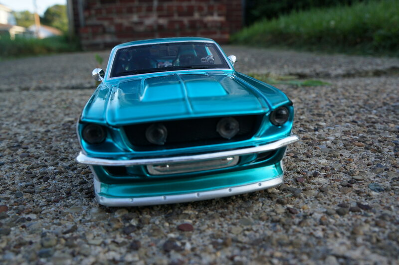 Blue Toy Car — Teal