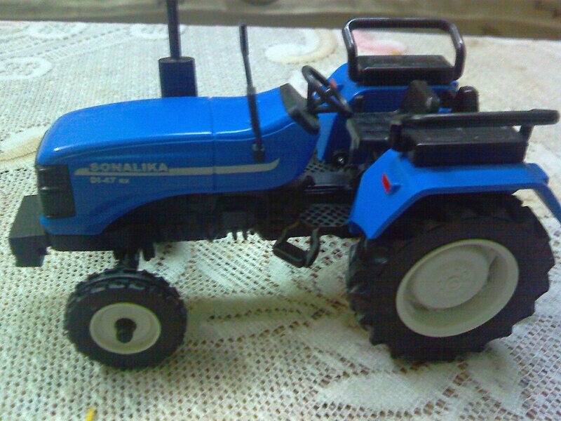 Blue Toy Tractor